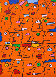Thierry Noir - Fruits are piling up in front of me. It is a good idea! I am going to buy clementines for tonight’s desert