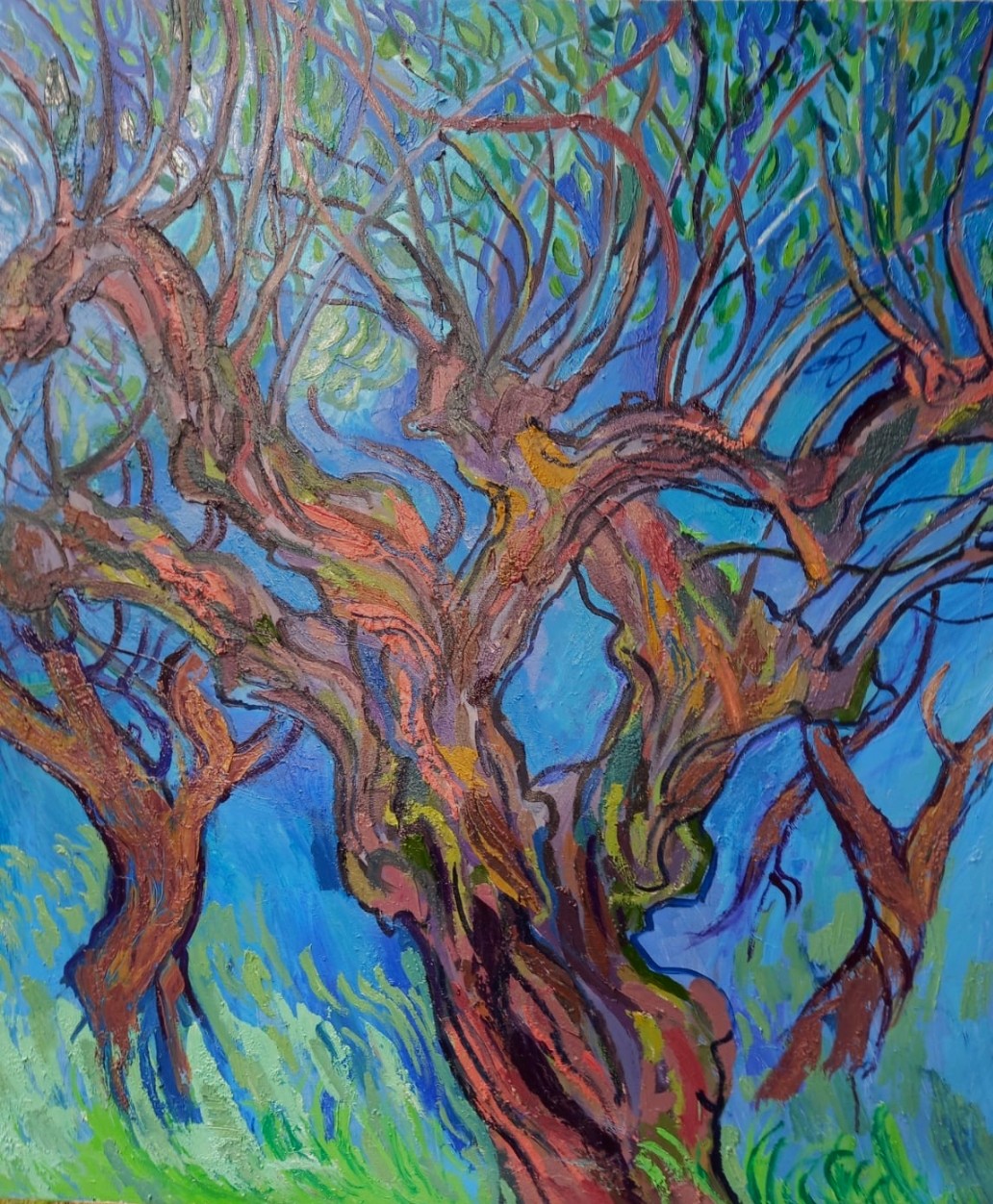 Three Olive Trees, 2022