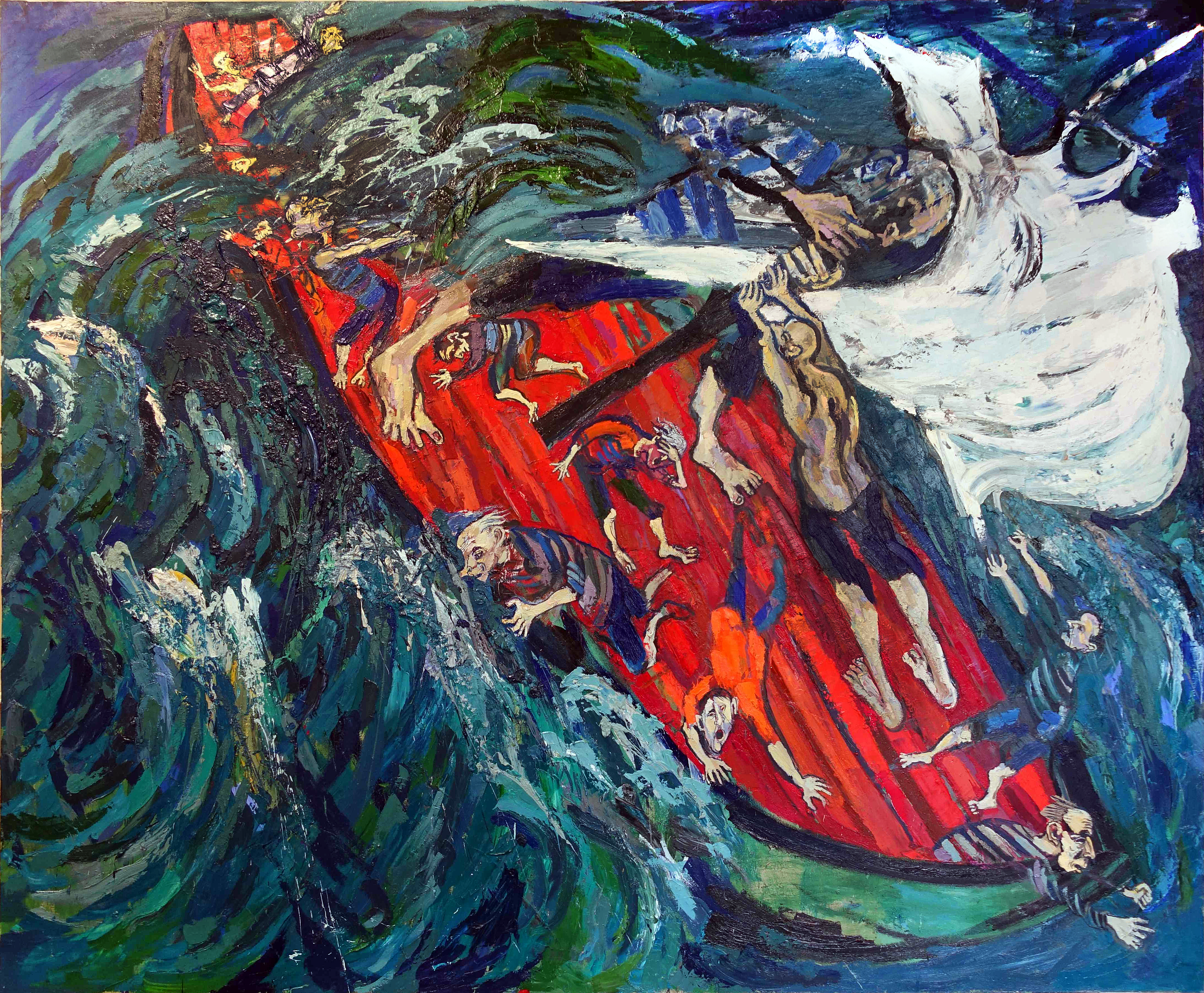 Storm, 290×350 cm, 2017 — Genscher Saal, Berlin