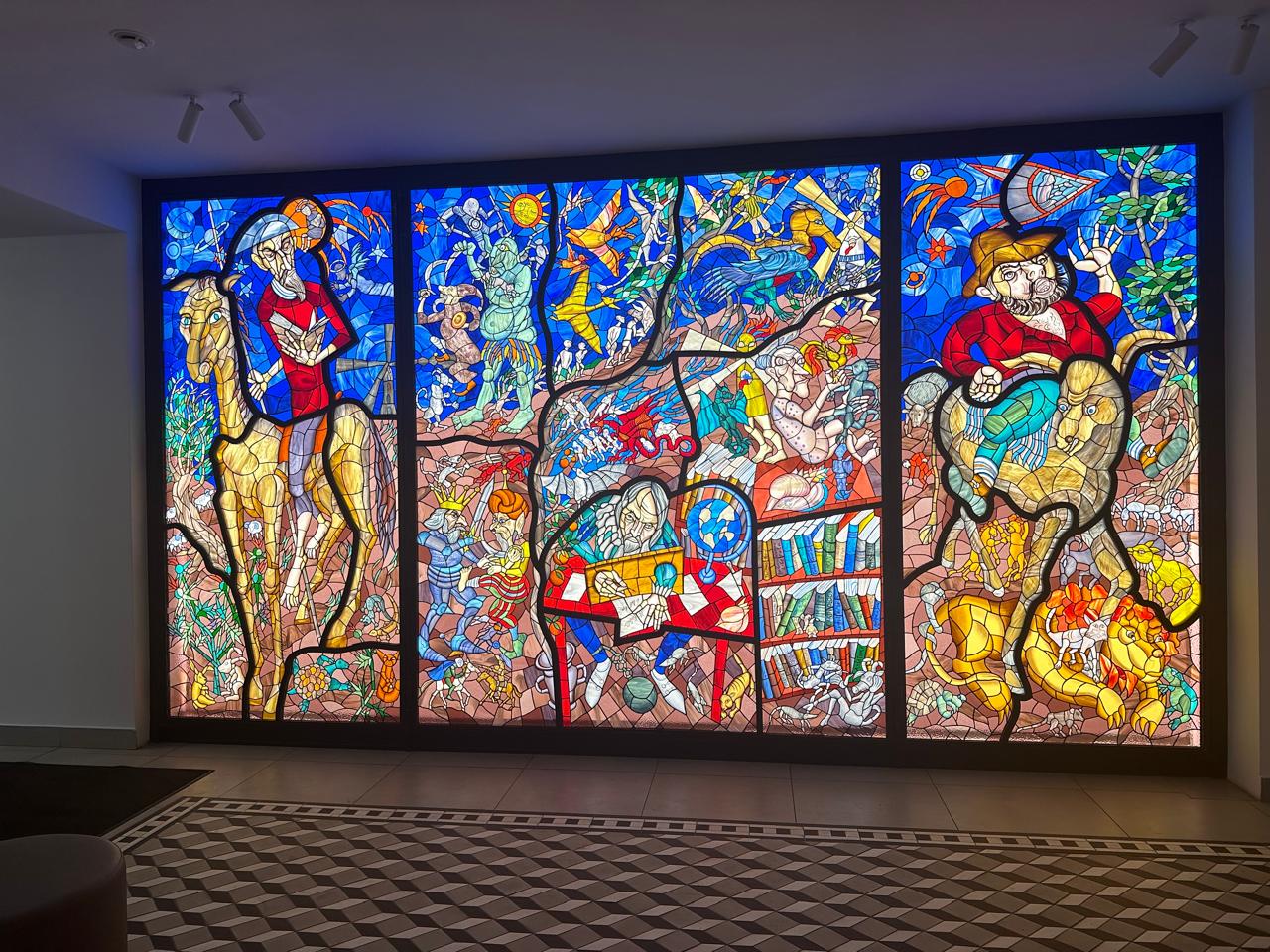 Stained Glass Window — Don Quixote, 2024